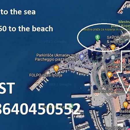 Koper Step To The Sea Lejlighed Eksteriør billede